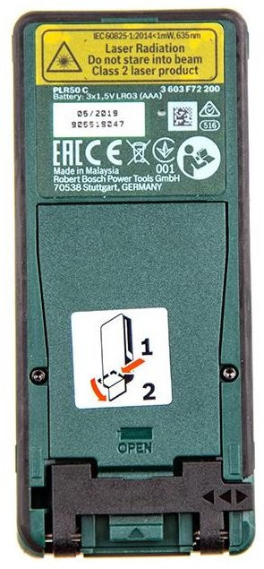 Лазерный дальномер BOSCH PLR 50 C (0.603.672.220) Лазерный дальномер BOSCH PLR 50 C (0.603.672.220)