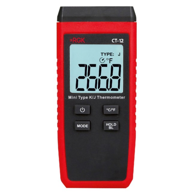 Термометр RGK CT-12 с поверхностными зондами TR-10S с поверкой