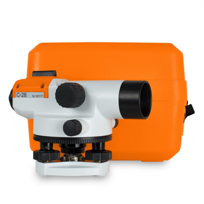 Комплект оптический нивелир RGK C-28 штатив рейка - 3 в 1 Комплект оптический нивелир RGK C-28 штатив рейка - 3 в 1