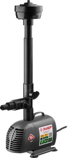 Фонтанный насос ЗНФЧ-50-3.4 ЗУБР 85 Вт Фонтанный насос ЗНФЧ-50-3.4 ЗУБР 85 Вт