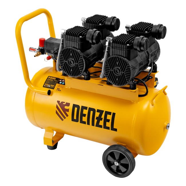 Компрессор безмасляный малошумный DLP -3000/50 Denzel