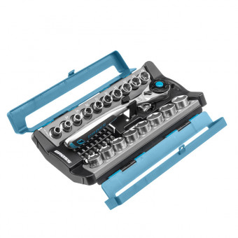 Набор торцевых головок 1/2", CrV 36 предметов Gross