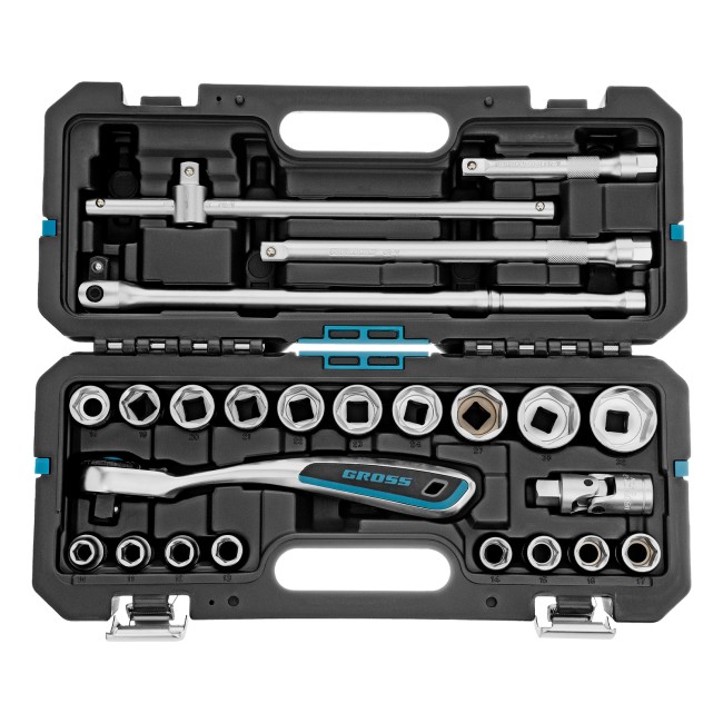 Набор инструментов 1/2", CrV 24 предмета Gross