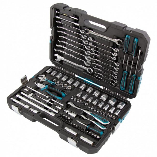 Набор инструментов 1/4", 1/2", CrV 101 предмет Gross Набор инструментов 1/4", 1/2", CrV 101 предмет Gross