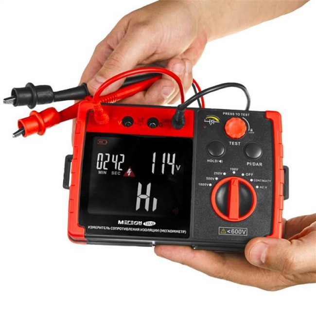 Измеритель сопротивления изоляции (мегаомметр) МЕГЕОН 13170