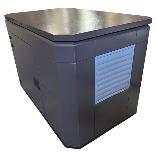 Тихий зимний кожух для генератора 1600 RAL 8019 (2 вентилятора)