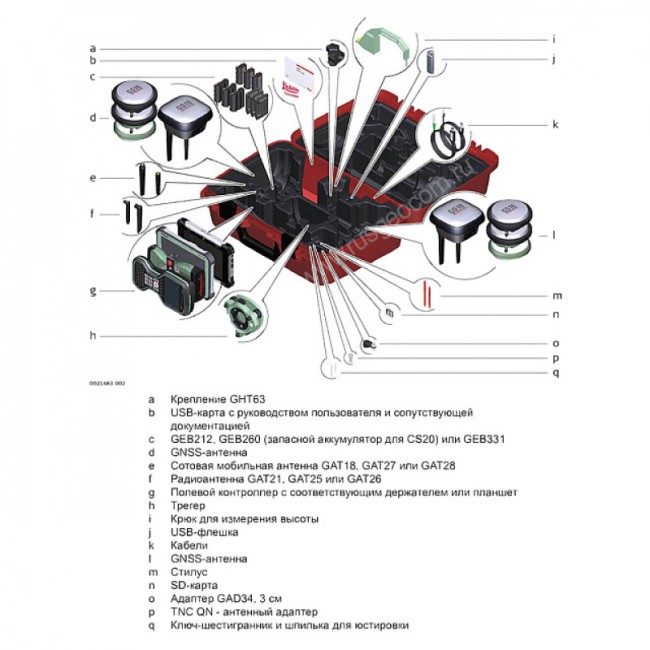 GPS/GNSS-приемник LEICA GS16 3.75G & UHF (расширенный)