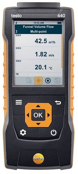 Комплект Testo 440 с зондом с обогреваемой струной и кейсом