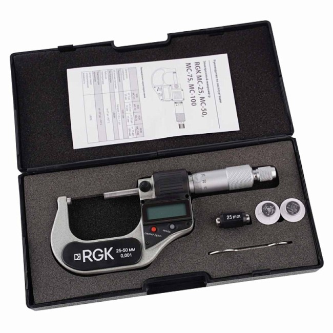 Электронный микрометр RGK MC-50 с поверкой