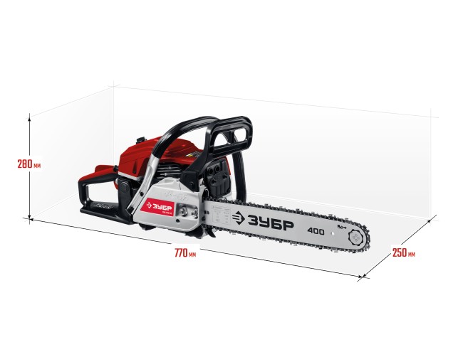 Бензопила ПБЦ-М40-40, шина 40 см ЗУБР
