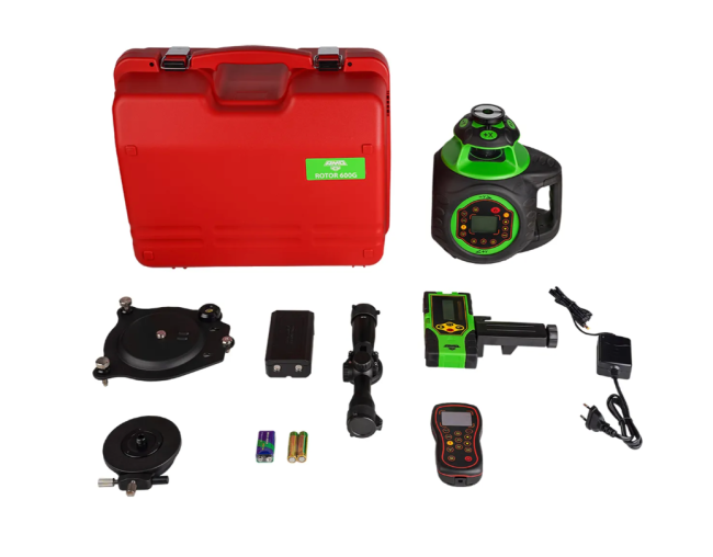 Ротационный нивелир AMO ROTOR 600G с зеленым лучом