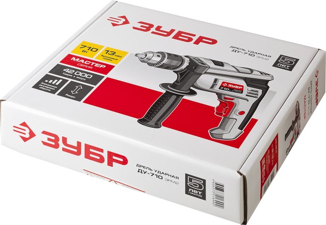 Ударная дрель ДУ-710 ЭРМ2 ЗУБР Ударная дрель ДУ-710 ЭРМ2 ЗУБР