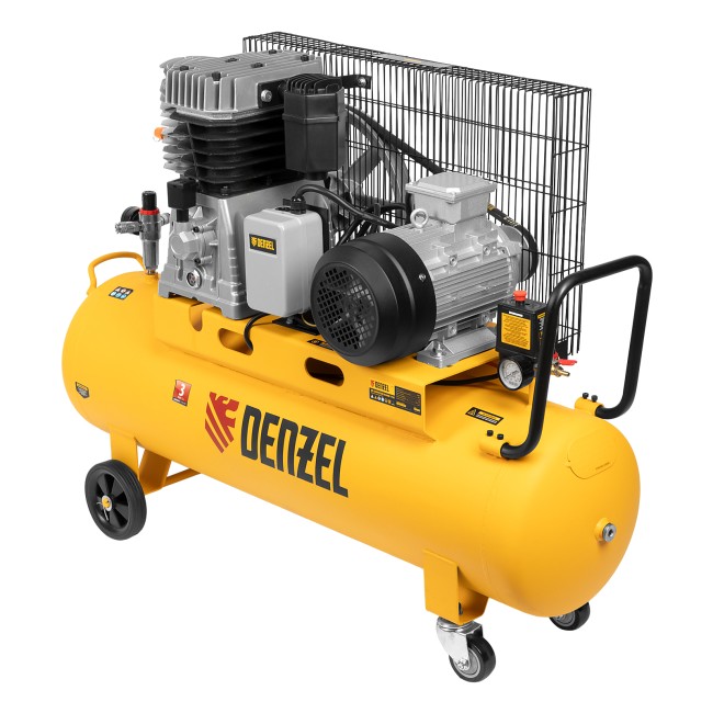 Компрессор воздушный ременной BCI4000-T/100 Denzel