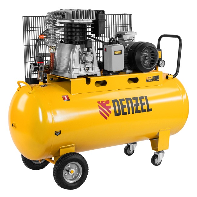 Компрессор воздушный ременной BCI4000-T/200 Denzel