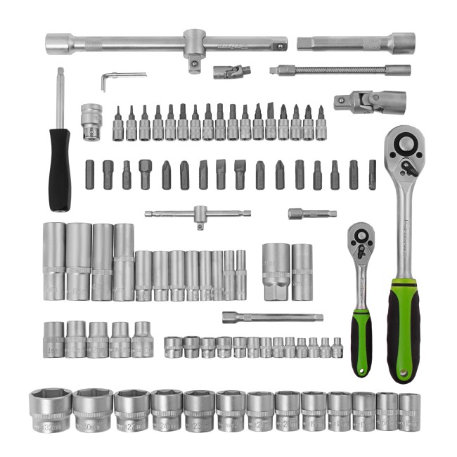 Набор инструмента 1/2", 1/4" 94 предмета Сибртех