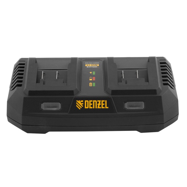 Устройство зарядное для аккумуляторов IBC-18-3.0-2, Li-Ion, 18В, 3.0 А, для двух батарей Denzel Устройство зарядное для аккумуляторов IBC-18-3.0-2, Li-Ion, 18В, 3.0 А, для двух батарей Denzel