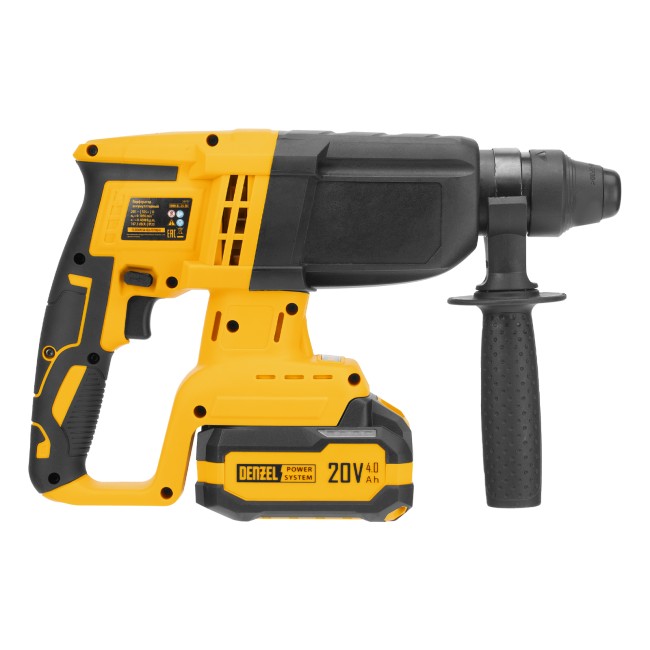 Перфоратор аккумуляторный RHH-BL-20-28, 3 Дж Denzel