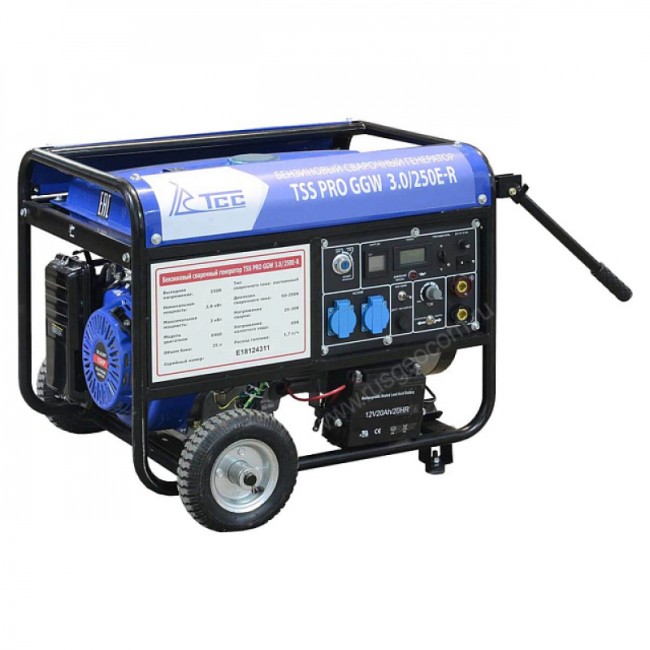 Сварочный генератор TSS PRO GGW 3.0/250E-R Сварочный генератор TSS PRO GGW 3.0/250E-R