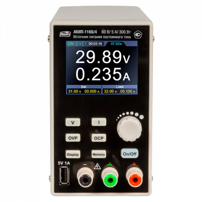 Источник питания постоянного тока АКИП-1160/4