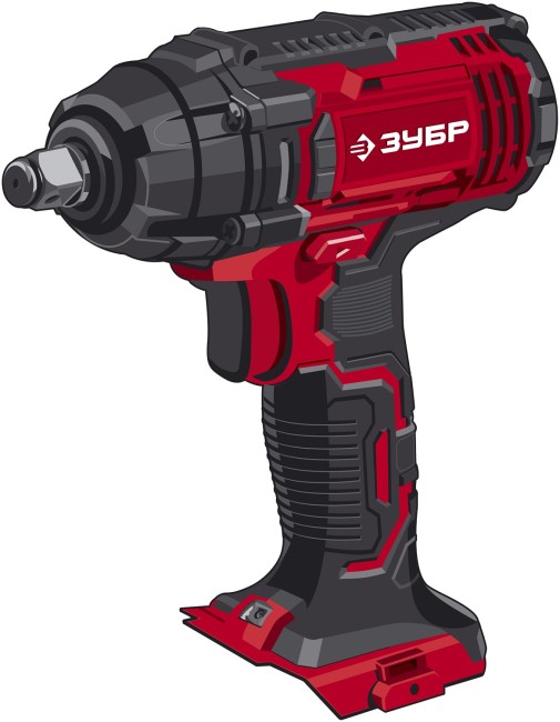 Гайковерт ударный ГУЛ-255 ЗУБР без АКБ