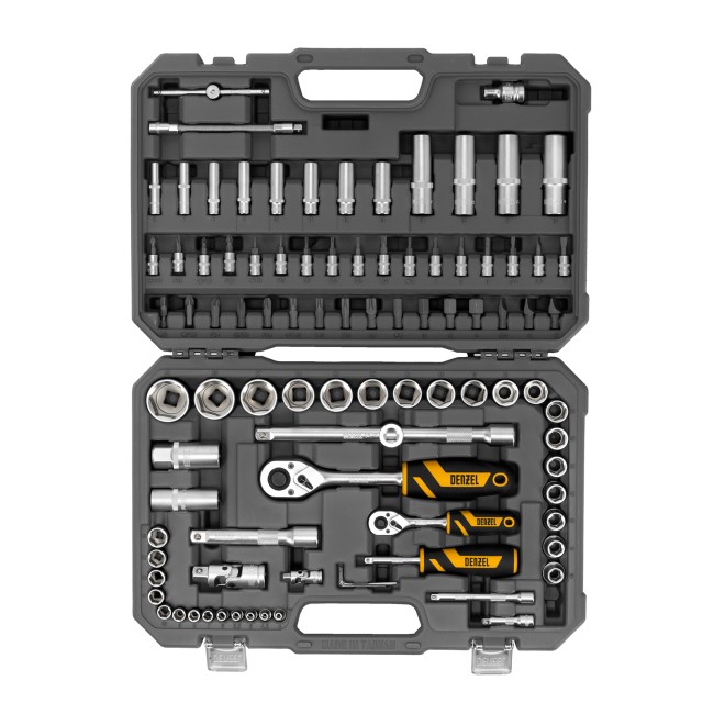 Набор инструментов 1/2", 1/4" 94 предмета Denzel