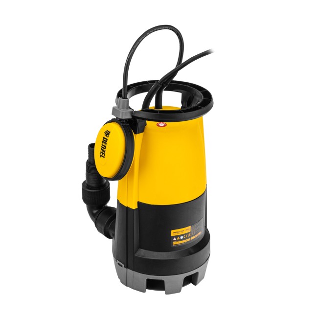 Дренажный насос для чистой и грязной воды DP450S, 450 Вт, напор 6 м, 12000 л/ч Denzel Дренажный насос для чистой и грязной воды DP450S, 450 Вт, напор 6 м, 12000 л/ч Denzel