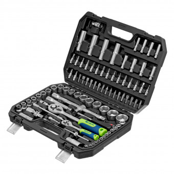 Набор инструментов 1/2", 1/4" 94 предмета Сибртех Набор инструментов 1/2", 1/4" 94 предмета Сибртех