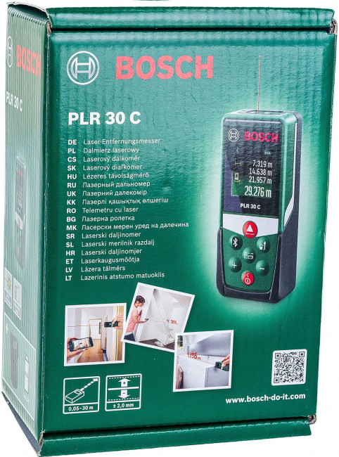 Лазерный дальномер BOSCH PLR 30 C