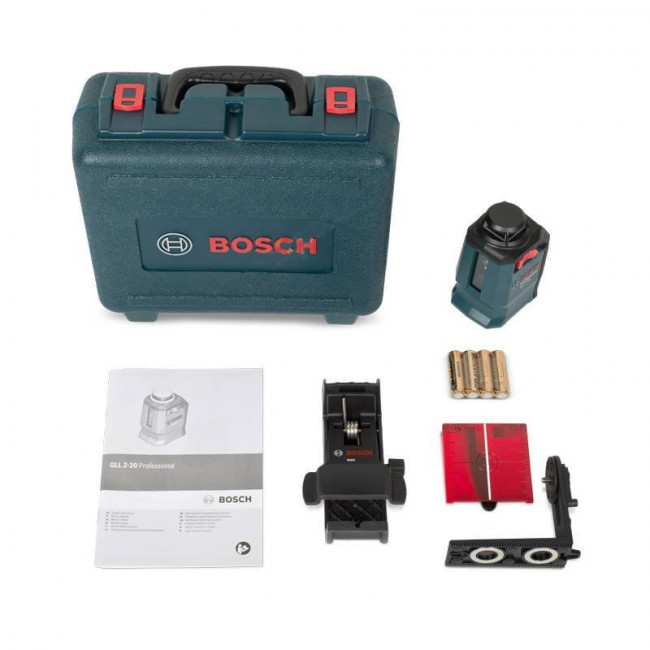 Лазерный нивелир Bosch GLL 2-20 + BM-3 + Кейс (0.601.063.J00) Лазерный нивелир Bosch GLL 2-20 + BM-3 + Кейс (0.601.063.J00)