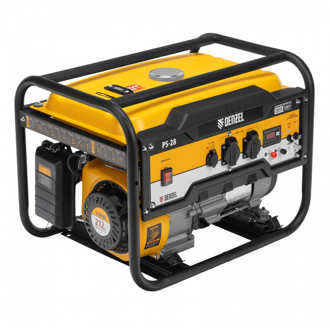 Генератор бензиновый PS 28, 2.8 кВт Denzel