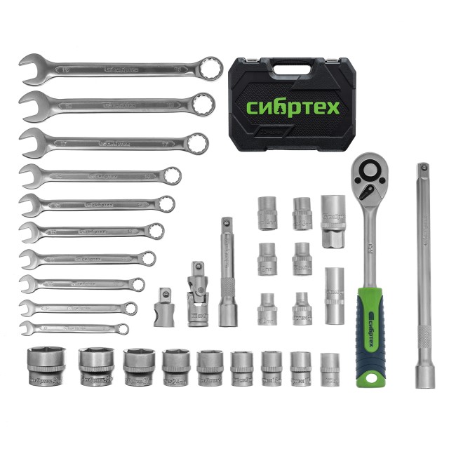 Набор инструментов 1/2" 32 предмета Сибртех