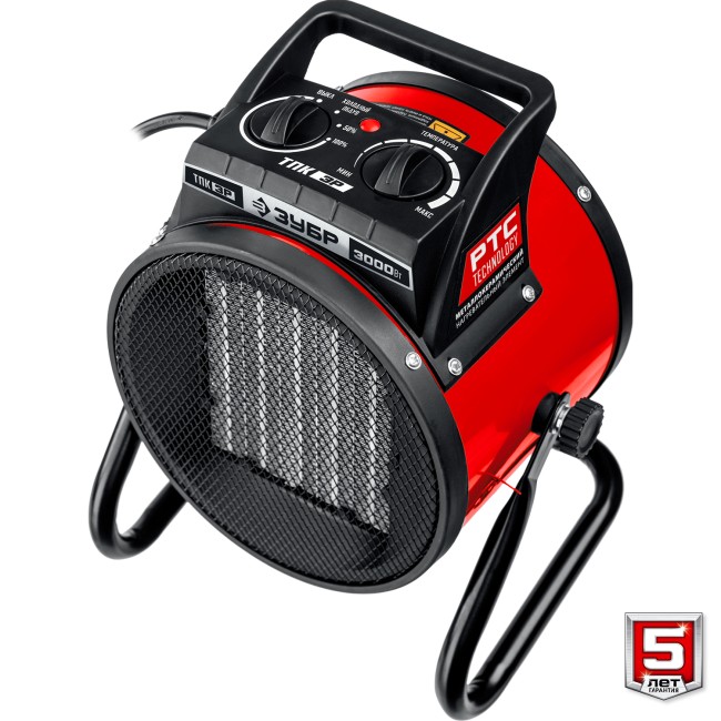 Электрическая тепловая пушка ТПК-3Р ЗУБР 3 кВт