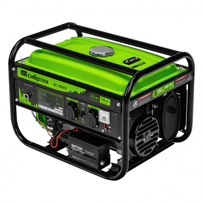Генератор бензиновый БС-3500Э Сибртех Генератор бензиновый БС-3500Э Сибртех