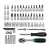 Набор инструментов, 1/4", CrV 57 предметов Stels