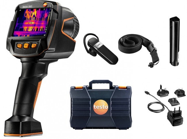 Комплект тепловизора Testo 883 со стандартным объективом Комплект тепловизора Testo 883 со стандартным объективом