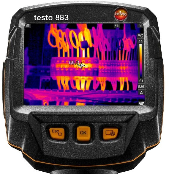 Комплект тепловизора Testo 883 со стандартным объективом Комплект тепловизора Testo 883 со стандартным объективом