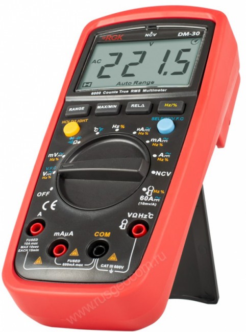 Мультиметр RGK DM-30 с поверкой