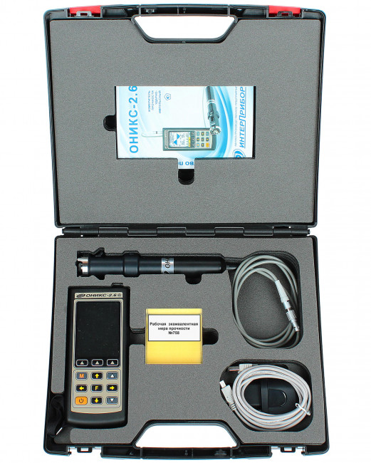 Электронный склерометр ОНИКС-2.5ВБ версия 1 со встроенным пирометром Электронный склерометр ОНИКС-2.5ВБ версия 1 со встроенным пирометром