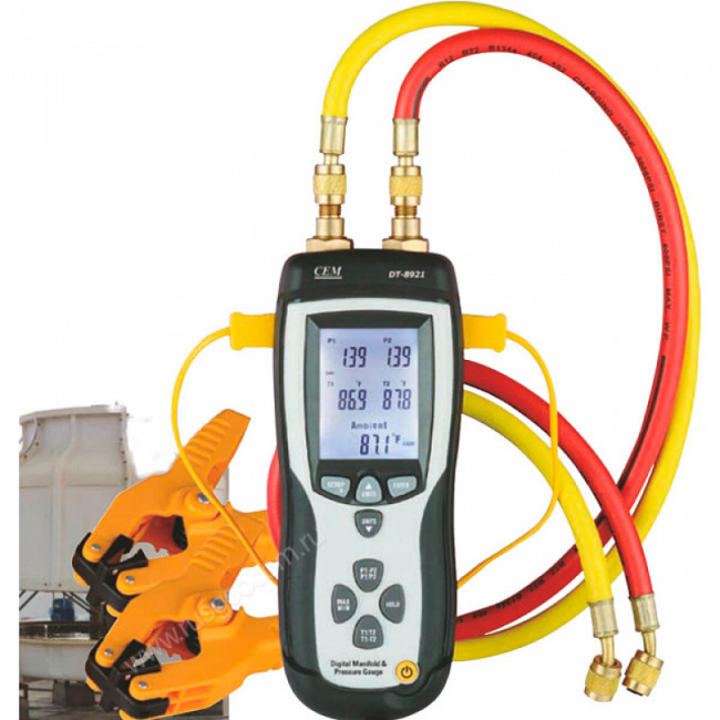 Дифференциальный цифровой манометр CEM DT-8921 Дифференциальный цифровой манометр CEM DT-8921
