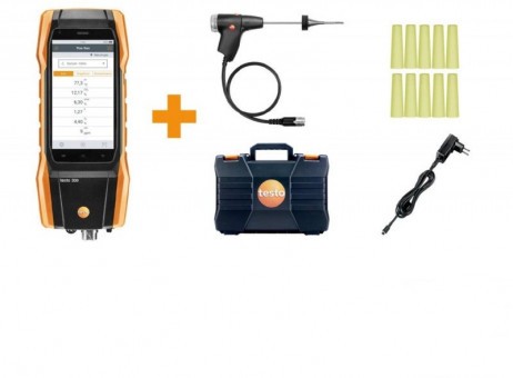 Комплект Testo 300 (O2, CO с H2-компенсацией  до 8000 ppm)